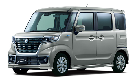 リ*ウ様 SUZUKI スペーシアカスタムカラーサンプル スペーシア＆カスタムのカラーコード！ナンバーの場所やピンク